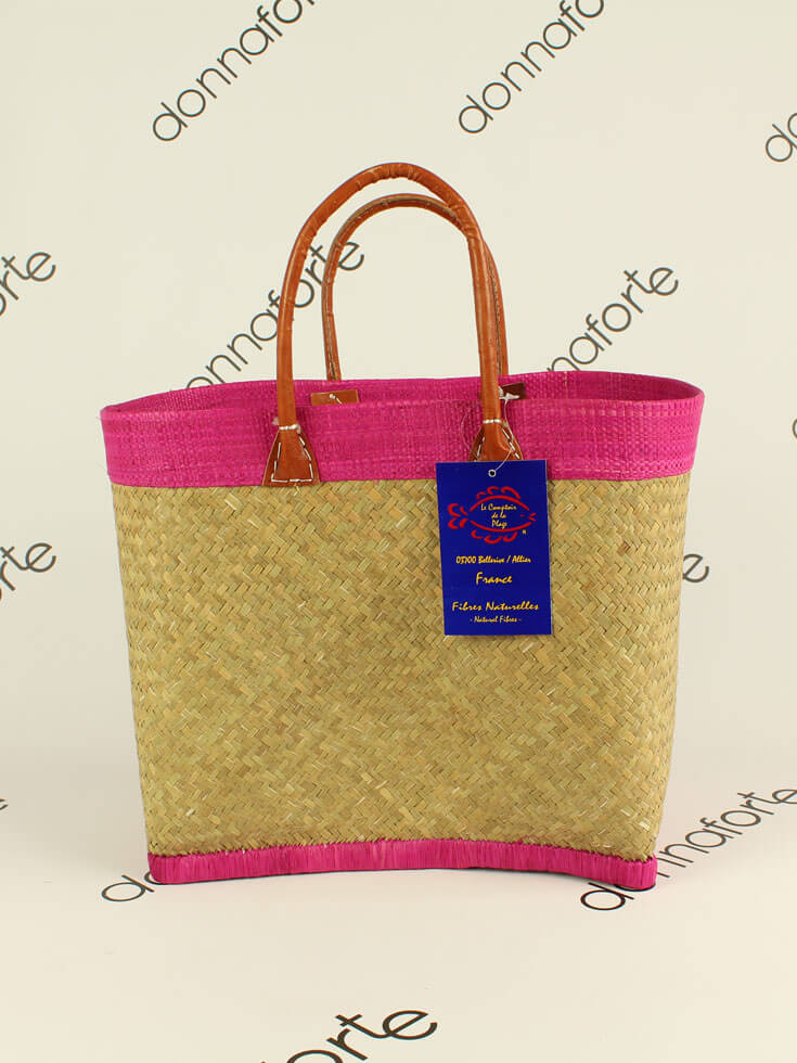 Малка кошница за плаж в пурпурно Ля Комптоар де ла Плаж
