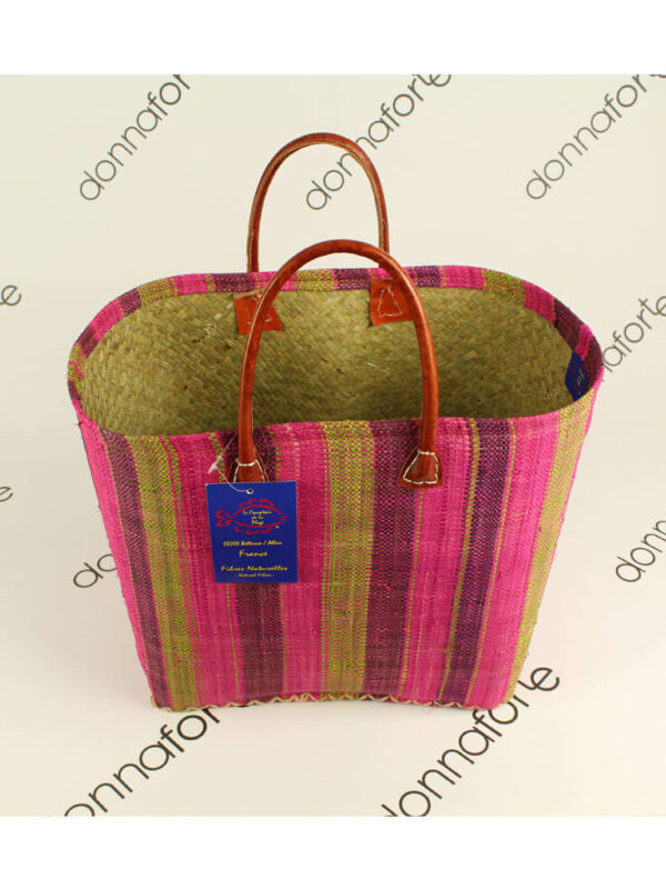 Раирана кошница за плаж в пурпурно Ля Комптоар де ла Плаж