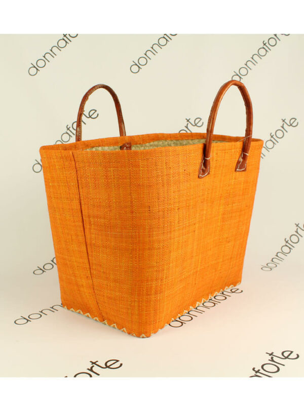 едноцветна оранжева кошница за плаж Ля Комптоар де ла Плаж